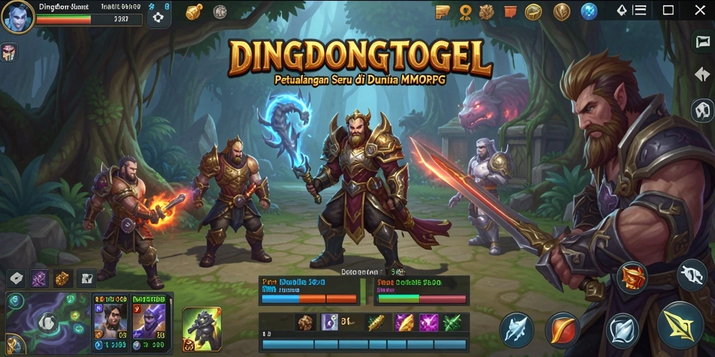 Gameplay menarik DINGDONGTOGEL dalam dunia MMORPG.