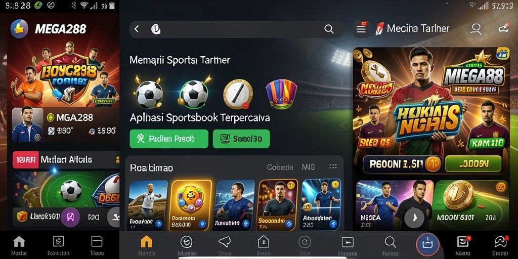 Tampilan gameplay MEGA288 yang menarik dan interaktif untuk sportsbook.