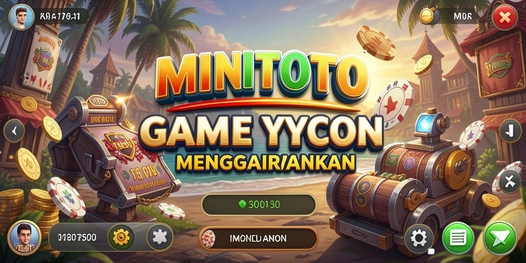 Tampilan gameplay seru dalam MINITOTO yang menantang strategi dan kreativitas.